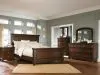 Ashley Furniture B697/31/36/46/58/56/97 Ashley Furniture B697/31/36/46/58/56/97 Porter - 6 Pc. - Dresser, Mirror, Chest, King Panel Bed - Rustic Brown