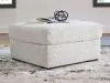Ashley Furniture PC5910608 Cuddle Plush - Oversized Accent Ottoman - Arctic