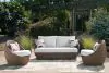 Ashley Furniture PCP503-070 Double Point - Loveseat, Swivel Chairs Set (Set of 3) - Beige