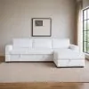 New Classic 23-U1899W-2NP New Classic 23-U1899W-2NP Bliss - 2 Piece Sectional (Sleeper/Chais) - Mist Gray
