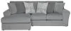 Jackson Furniture Industries 2477/75/42-28 Jackson Furniture Industries 2477/75/42-28 Glacier - 2 Piece Sofa Chaise (RSF Loveseat / LSF Chaise) - Shark