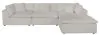 Jackson Furniture Industries 4445/31/59/28/4-11 Jackson Furniture Industries 4445/31/59/28/4-11 Posh - 4 Piece Modular Sectional With 1 Armless, 2 Corners, 1 Cocktail Ottoman - Porcelain