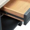 Liberty Furniture 422-OT1022 Heatherbrook - Drawer End Table - Charcoal & Ash
