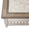 Liberty Furniture 824-OT1010 Heartland - Rect Ceiling Tile Cocktail Table - Antique White / Tobacco Tops