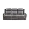 New Classic U2506-30-GRY Enzo - Sofa With Dual Recliner - Gray