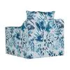 New Classic U1270-12-BFP Sylvie - Swivel Chair - Blue / White