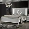 New Classic 00-1583-100 Stardust - 6/6 Eastern King Bed - White
