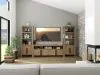 Riverside Furniture 91048 Davie - Entertainment Pier Unit - Light Brown