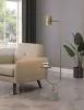 CoasterEssence 923309 Jodie - Adjustable Floor Lamp Side Table - Antique Brass
