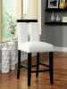 Furniture of America CM3559PC-2PK Luminar - Counter Height Chair (Set of 2) - Black / White