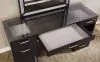 Furniture of America FOA-DK5684DG-PK Vickie - Vanity Set - Obsidian Gray