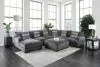 Furniture of America CM6587-SECT Kaylee - U-Shaped Sectional - Gray Dark