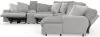 Jackson Furniture Industries 619/34/36/38/39/35/33-18 Jackson Furniture Industries 619/34/36/38/39/35/33-18 Abraxas - 6 Piece Power Reclining Sectional With Lay-Back Chaise And 2 Reclining Seats (RSF Chaise) - Moonstruck