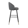 New Classic SAF199-BS-GRY New Classic SAF199-BS-GRY Oliver - Vegan Leather Bar Chair (Set of 2) - Gray