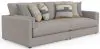 Jackson Furniture Industries 2405/36/37-18 Jackson Furniture Industries 2405/36/37-18 Trevor - 2 Piece Extra Deep Oversized Sofa - Nickel