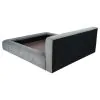 Coaster Fine Furniture 315981KE Wilshire - Upholstered Eastern King Platform Bed - Gray