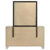 Coaster Fine Furniture 225063M Trenton - 6-Drawer Bedroom Dresser With Mirror - Rustic Cream