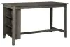Ashley Furniture D388-13 Caitbrook - Rectangular Dining Room Counter Table - Gray