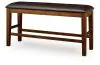 Ashley Furniture D594-09 Ashley Furniture D594-09 Ralene - Double Counter Height Upholstered Bench - Medium Brown