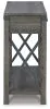 Ashley Furniture T175-4 Freedan - Console Sofa Table - Grayish Brown