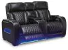 Ashley Furniture U2710618 Ashley Furniture U2710618 Boyington - Power Reclining Loveseat with Console/ Adj Headrest - Black