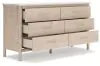 Ashley Furniture B2615-231 Cadmori - Six Drawer Dresser - Two-Tone