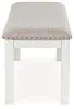 Ashley Furniture D642-00 Robbinsdale - Large Upholstered Dining Room Bench - Antique White