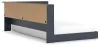 Ashley Furniture EB1528B3 Simmenfort - Twin Bookcase Storage Bed - Navy Blue