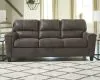 Ashley Furniture 94002/38/35/25 Ashley Furniture 94002/38/35/25 Navi - 3 Pc. - Sofa, Loveseat, Rocker Recliner - Smoke