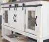 Ashley Furniture D546/35/01(6)/60 Valebeck - 8 Pc. - Dining Room Table, 6 Side Chairs, Server - White / Brown