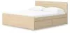 Ashley Furniture EB9632B24 Ashley Furniture EB9632B24 Onita - King Panel Platform Bed With 2 Side Storage - Natural