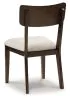 Ashley Furniture PCD607-07 Mallenette - Dining Upholstered Side Chair (Set of 2) - Merlot