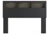 Ashley Furniture PCB1118-65 Ashley Furniture PCB1118-65 Broachmyn - Queen Bookcase Headboard - Black / Gray