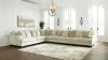 Ashley Furniture 19604S2 Rawcliffe - Left Arm Facing Sofa 4 Pc Sectional - Parchment