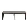Liberty Furniture 152-CD-O6TRS Double Bridge - 6 Piece Trestle Table Set (Upholstered Chairs) - Dark Chestnut