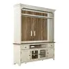 Liberty Furniture 652-ENT-OEN Farmhouse Reimagined - Entertainment Center - Antique White / Chestnut Tops