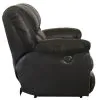 Jackson Furniture Industries 649145-1284/29-3084/29 Jackson Furniture Industries 649145-1284/29-3084/29 Transformer II - Power Ultimate Sofa With 3 Recliners & Drop Down Table - Chocolate Top Grain Italian Leather Match