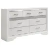 CoasterEveryday 205111KE-S5 Miranda - 5 Piece King Bedroom Set - White