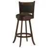 CoasterEssence 101920 Broxton - Upholstered Swivel Bar Chair (Set of 2) - Chestnut