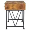 CoasterEveryday 801541 Analiese - 3-Drawer Writing Desk - Rustic Nutmeg