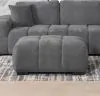 Coaster Fine Furniture 509968 Octavia - Upholstered Rectangular Ottoman - Charcoal Gray