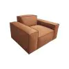 Intercon SY-CH-CRT-RST-C Carter - Double Chair - Aumerry New Buck Rust