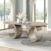 New Classic 40-D4128-OT Gwendolyn - Oval Table Top And Base - Beige