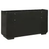 Coaster Fine Furniture 222493 Leandro - 8-Drawer Bedroom Dresser Cabinet - Burnished Black