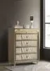 Coaster Fine Furniture 222665 Lorient - 5-Drawer LED Chest Of Drawers - Ivory And Camel