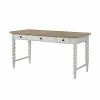 Liberty Furniture 762-HO107 Turnberry Park - Writing Desk - Washed White & Toasted Oat