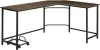 ACME OF00042 Bambina - Computer Desk - Oak & Black