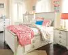 Ashley Furniture B267-87 Willowton - Full Panel Headboard - Whitewash