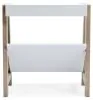 Ashley Furniture A4000361 Blariden - Small Bookcase - White / Tan
