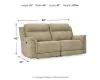 Ashley Furniture 5930247 Ashley Furniture 5930247 Next-Gen Durapella - 2 Seat PWR REC Sofa ADJ HDREST - Sand